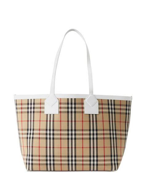 burberry fabric tote bag|Burberry tote bag outlet.